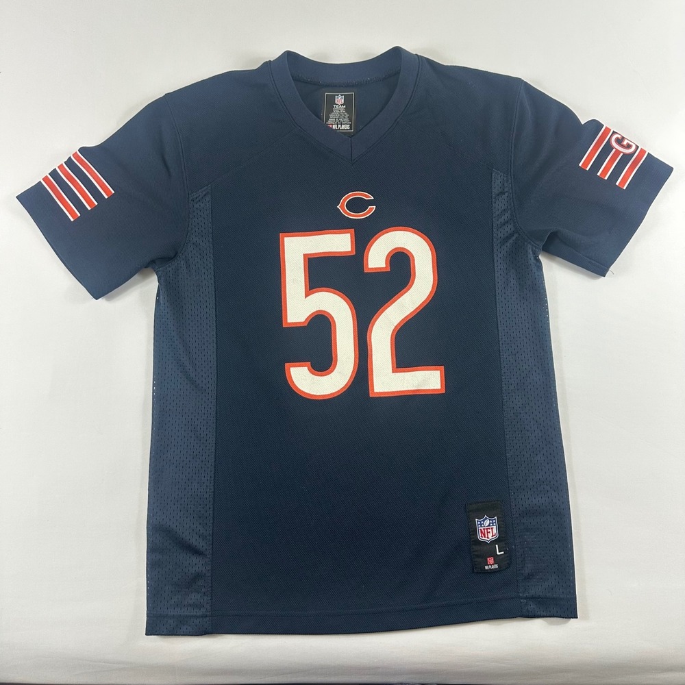 Chicago Bears Khalil Mack NFL Youth Large 14 16 Jersey Navy Blue Football